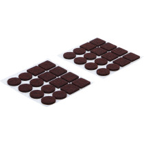 Jeu de protections antidérapants | marrons | 32 pièces