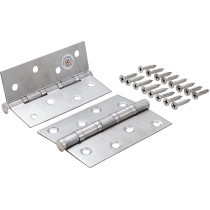 Jeu de charnières | Acier inoxydable | 100 x 40 mm | 2 pièces
