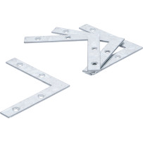 Équerre L | 75 x 75 x 12 mm | 4 pièces