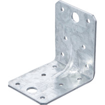 Connecteur d’angle | avec bourrelet (renforcement) | 70 x 70 x 55 x 2,5 mm | Packe Économie | 25 pièces