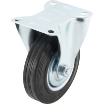 Roue fixe | avec soccle à visser | Ø 125 mm