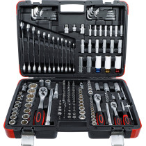 Coffret de douilles | 6,3 mm (1/4") / 10 mm (3/8") / 12,5 mm (1/2") | 176 pièces