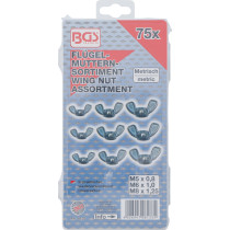 Assortiment d’écrous-papillons | 75 pièces
