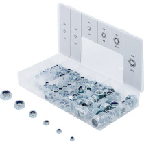 Assortiment d’écrous six pans | nilstop | 146 pièces