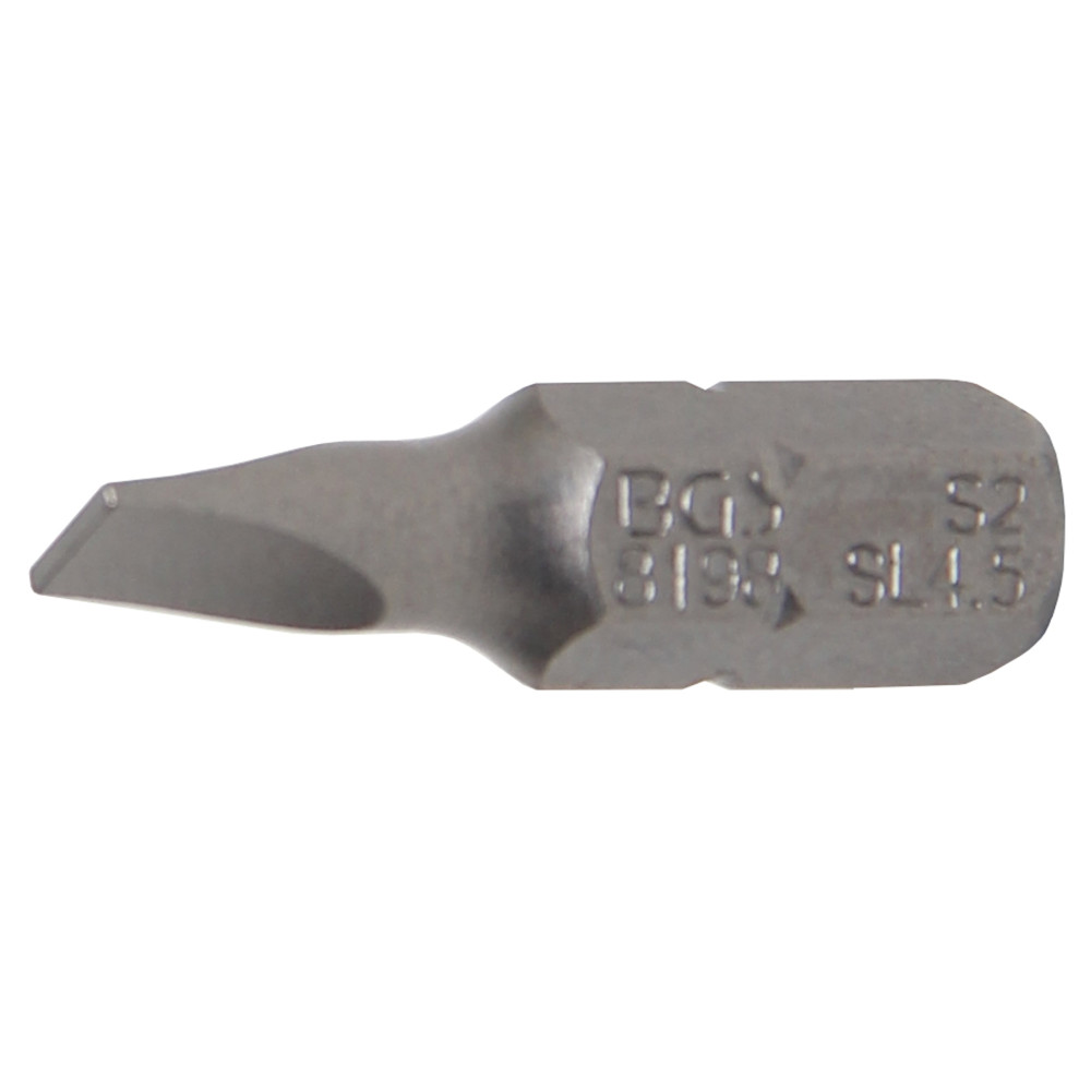 Embout | Longueur 25 mm | 6,3 mm (1/4") | fente 4,5 mm