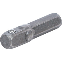 Adaptateur à cliquet pour embouts, 6,3 mm (1/4") - mâle 6,3 mm (1/4") | 30 mm