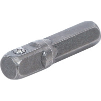 Adaptateur à cliquet pour embouts, 6,3 mm (1/4") - mâle 6,3 mm (1/4") | 30 mm