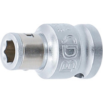Adaptateur avec bille de retenue | 10 mm (3/8") | six pans intérieurs 6,3 mm (1/4")
