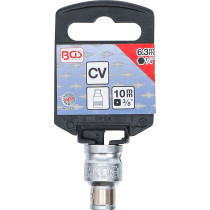 Adaptateur avec bille de retenue | 10 mm (3/8") | six pans intérieurs 6,3 mm (1/4")