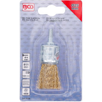 Brosse en fil d’acier | laitonnée | Ø 25 mm