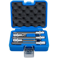 Jeu de douilles à embouts | 12,5 mm (1/2") | denture multiple intérieure (pour XZN) | 5 pièces