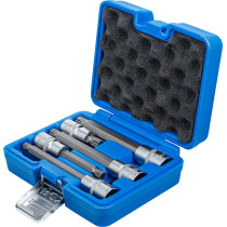 Jeu de douilles à embouts | 12,5 mm (1/2") | denture multiple intérieure (pour XZN) | 5 pièces