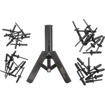 Jeu de rivets pop plastique