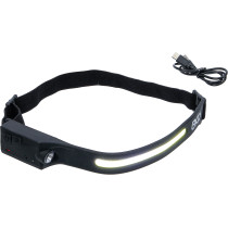 Lampe frontale COB LED | avec capteur de mouvement