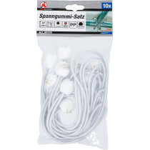 Jeu de caoutchoucs de serrage | avec bille | 27 cm | 10 pièces