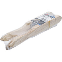 Jeu de brosses à fil d’acier | Manche en bois | 2-, 3-, 4-rangées | 3 pièces