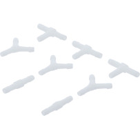 Assortiments de connecteurs de tuyau | résiste aux carburants | 3 mm | 8 pièces