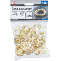 Assortiment d’œillets | 12,5 x 21 mm | 40 pièces