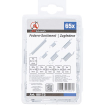 Assortiment de ressorts | ressorts de traction | 65 pièces