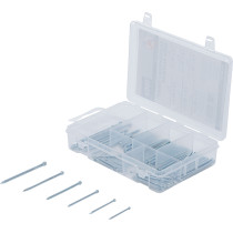 Assortiment d’aiguilles de plinthe/panneau | 100 pièces