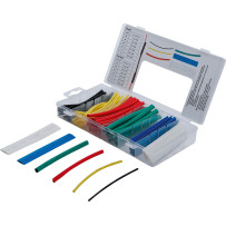 Assortiment de gaines thermorétractables | multicolore | 99 pièces