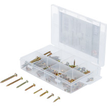 Assortiment de vis multifonctions | cruciforme PZ2 | 120 pièces