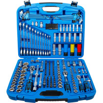 Coffret de Douilles à profil ondulé | 6,3 mm (1/4") / 10 mm (3/8") / 12,5 mm (1/2") | 218 pièces
