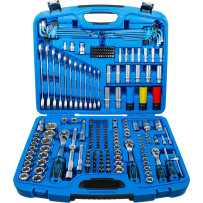 Coffret de Douilles à profil ondulé | 6,3 mm (1/4") / 10 mm (3/8") / 12,5 mm (1/2") | 218 pièces