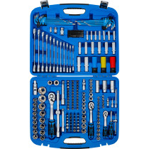 Coffret de Douilles à profil ondulé | 6,3 mm (1/4") / 10 mm (3/8") / 12,5 mm (1/2") | 218 pièces