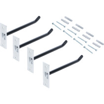 Jeu de crochets muraux pour jantes | 250 mm | 4 pcs.