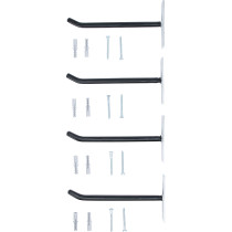 Jeu de crochets muraux pour jantes | 250 mm | 4 pcs.