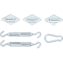 Jeu de montage de voiles d’ombrage | 6 pcs.