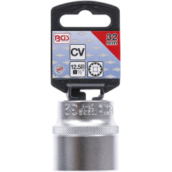 Douille pour clé, Gear Lock | 12,5 mm (1/2") | 32 mm