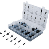 Assortiment de clips de fixation automobiles pour VW, Audi, Volvo, Chrysler, Ford & Mercedes-Benz | 350 pièces