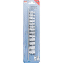 Jeu de Douilles, six pans | 6,3 mm (1/4") | 4 - 14 mm | 13 pièces