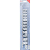 Jeu de Douilles, douze pans | 10 mm (3/8") | 8 - 19 mm | 12 pièces