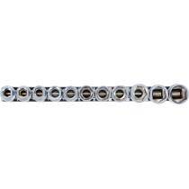 Jeu de Douilles, six pans | 12,5 mm (1/2") | 10 - 21 mm | 11 pièces