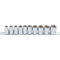 Jeu de Douilles, six pans | 12,5 mm (1/2") | en pouce | 10 pièces