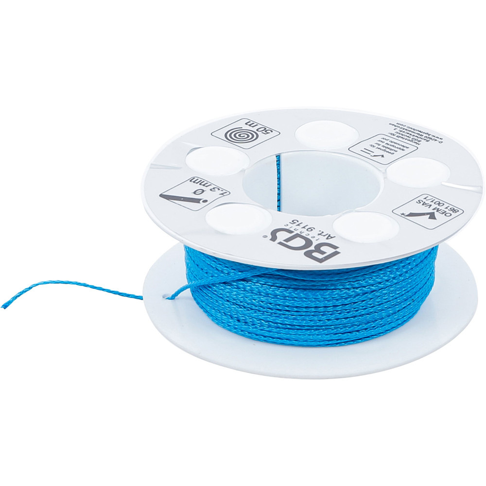 Fil de coupe nylon pour démontage de vitres | 50 m | 115 daN