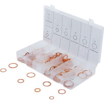 Assortiment de joints toriques | cuivre | Ø 6 - 20 mm | 95 pièces