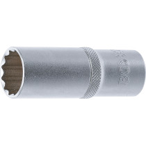 Douille pour clé, douze pans, longue | 12,5 mm (1/2") | 21 mm