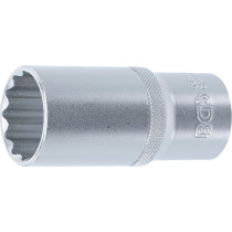 Douille pour clé, douze pans, longue | 12,5 mm (1/2") | 27 mm