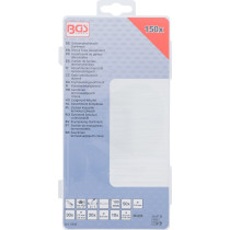 Assortiment de gaines rétractables | transparentes | 150 pièces
