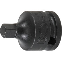 Adaptateur de clé à douille à choc | femelle 10 mm (3/8") - mâle 6,3 mm (1/4")