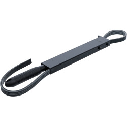 Clé à sangle pour poulies pour courroies striées et plates