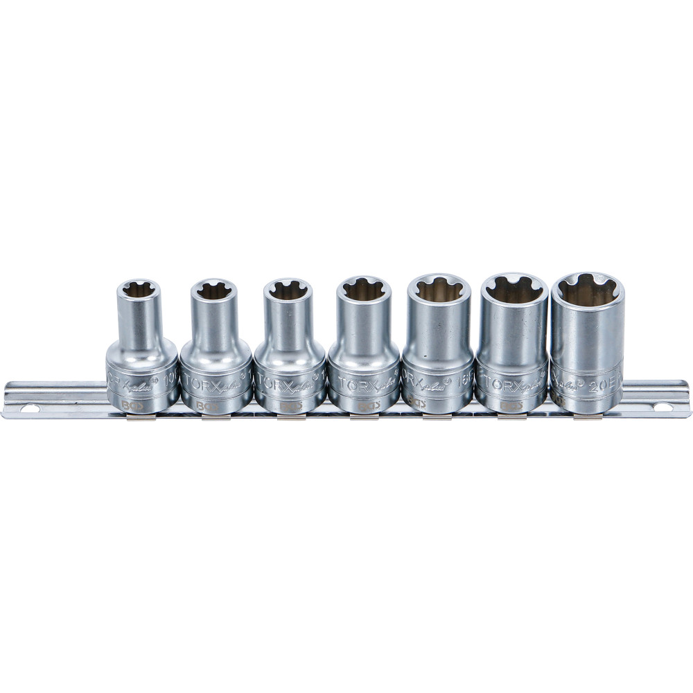 Jeu de douilles, profil T Plus (pour Torx Plus) | 10 mm (3/8") | 10EP - 20EP | 7 pièces