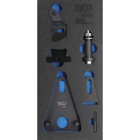 Insert de servante d'atelier 1/3 : Coffret de calage de poulie de vilebrequin/volant d’inertie et de séparation du capot frontal