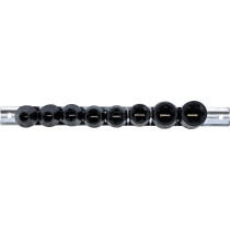 Jeu de douilles à choc, profil E | 12,5 mm (1/2") | E10 - E24 | 8 pièces