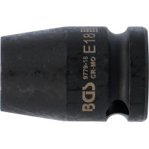 Douille à choc, profil E | 12,5 mm (1/2") | E18