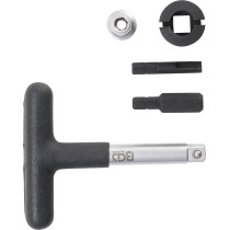 Jeu de clés universelles de service d’huile | pour bouchons de vidange d’huile en matière plastique | 6,3 mm (1/4") / 10 mm (3/8